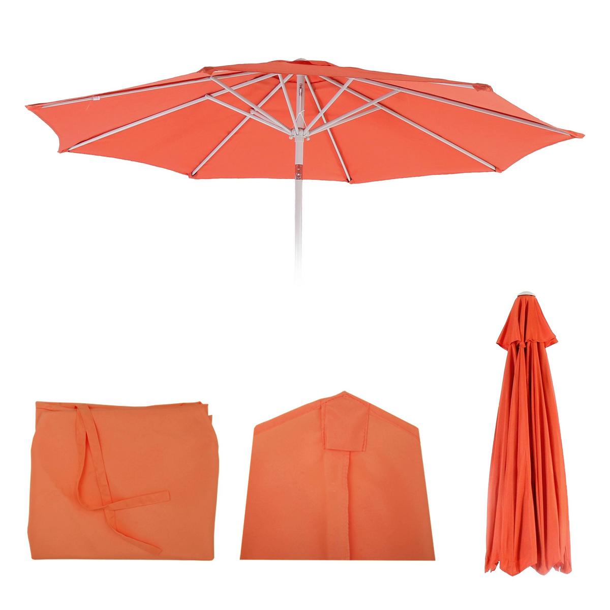 ERSATZ-BEZUG FÜR SONNENSCHIRM Orange - Orange, Textil (300/300cm) - MCW