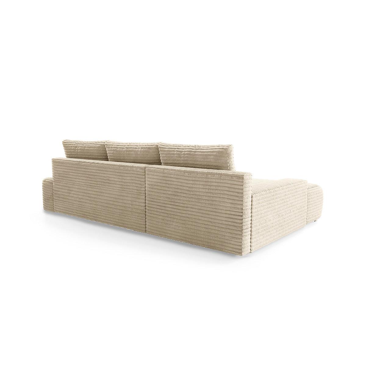 ECKSOFA Ivana 3 Sitzplätze Weiß - Weiß, Holz (265/172cm) - Petits-meubles