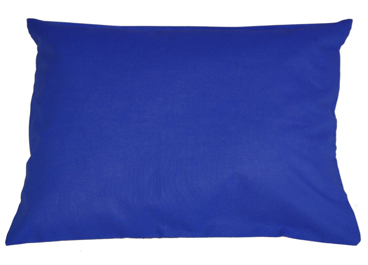 KISSENBEZUG Basic 100% Baumwolle royal 60/40 cm - Blau, Textil (40/60cm) - beties Heimtextil