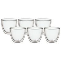 DOPPELWANDIGE BECHER Manufacture Rock transparent 250 ml 6er Set - Transparent, Glas (0.25L) - Villeroy & Boch