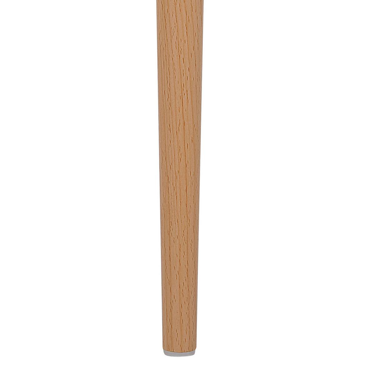 ESSZIMMERSTUHL 2er-Set Kunststoff Grau Sumkley - Grau, Kunststoff/Metall (61/82/54cm) - Beliani