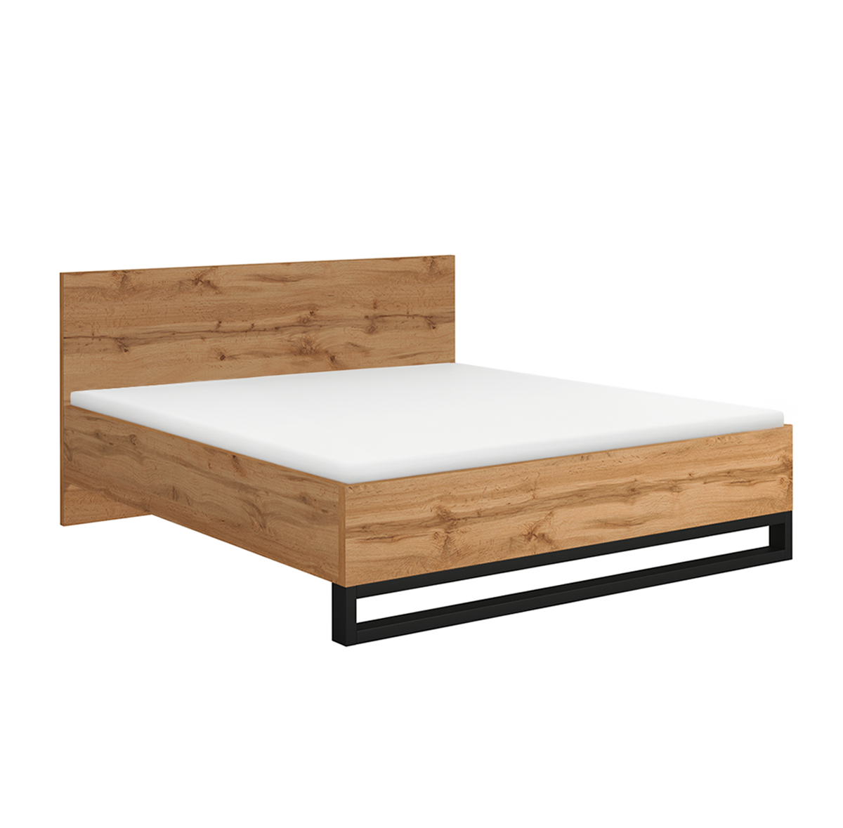 BETT 160/200 Eden Holz - Braun, Holzwerkstoff (160/200cm) - Petits-meubles