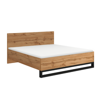 BETT 160/200 Eden Holz - Braun, Holzwerkstoff (160/200cm) - Petits-meubles
