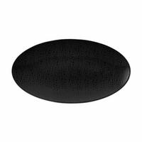 SERVIERPLATTE Life Fashion Glamorous Black 33x18 cm - Schwarz, Keramik (17.9/2.5/32.9cm) - Seltmann Weiden