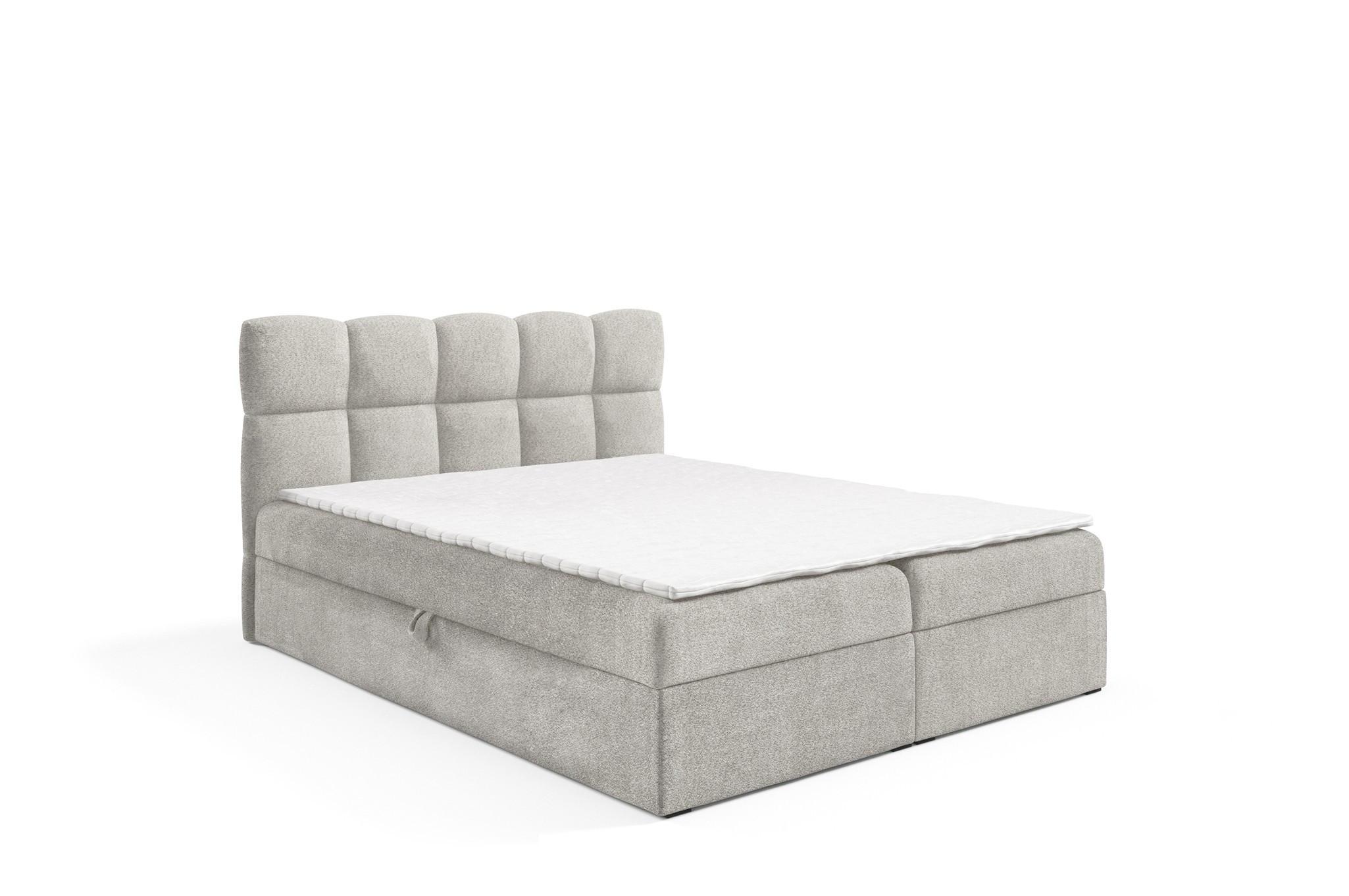 BOXBETT Parozo Prem.. überlänge - Greige, Holzwerkstoff/Textil (120/220cm) - Fun Möbel
