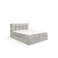 BOXBETT Parozo Premium - Greige, Holzwerkstoff/Textil (160/200cm) - Fun Möbel
