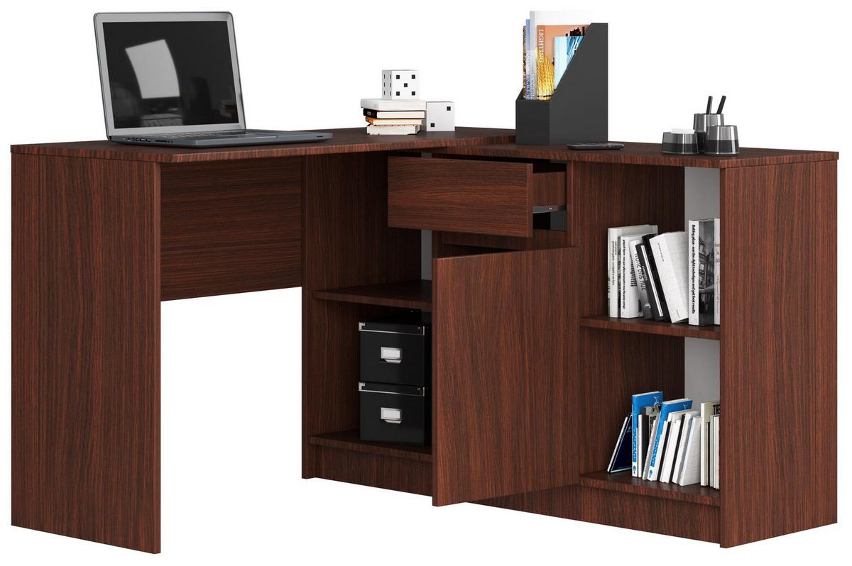 SCHREIBTISCH Dunkelbraun 79/120/126 - Dunkelbraun, Holzwerkstoff (68/51/79cm) - RAUMHIRSCH FURNITURE