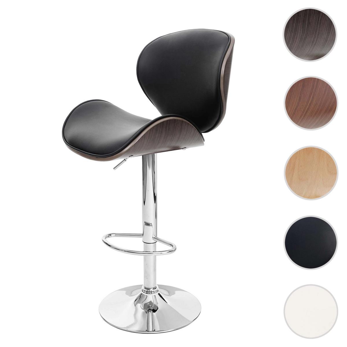 BARHOCKER Schwarz, Grau - Schwarz/Grau, Textil (49/116/47cm) - MCW