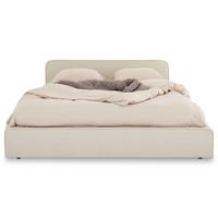 POLSTERBETT MARINI 140X200 CM - Creme, Textil (140/200cm) - IDIMEX