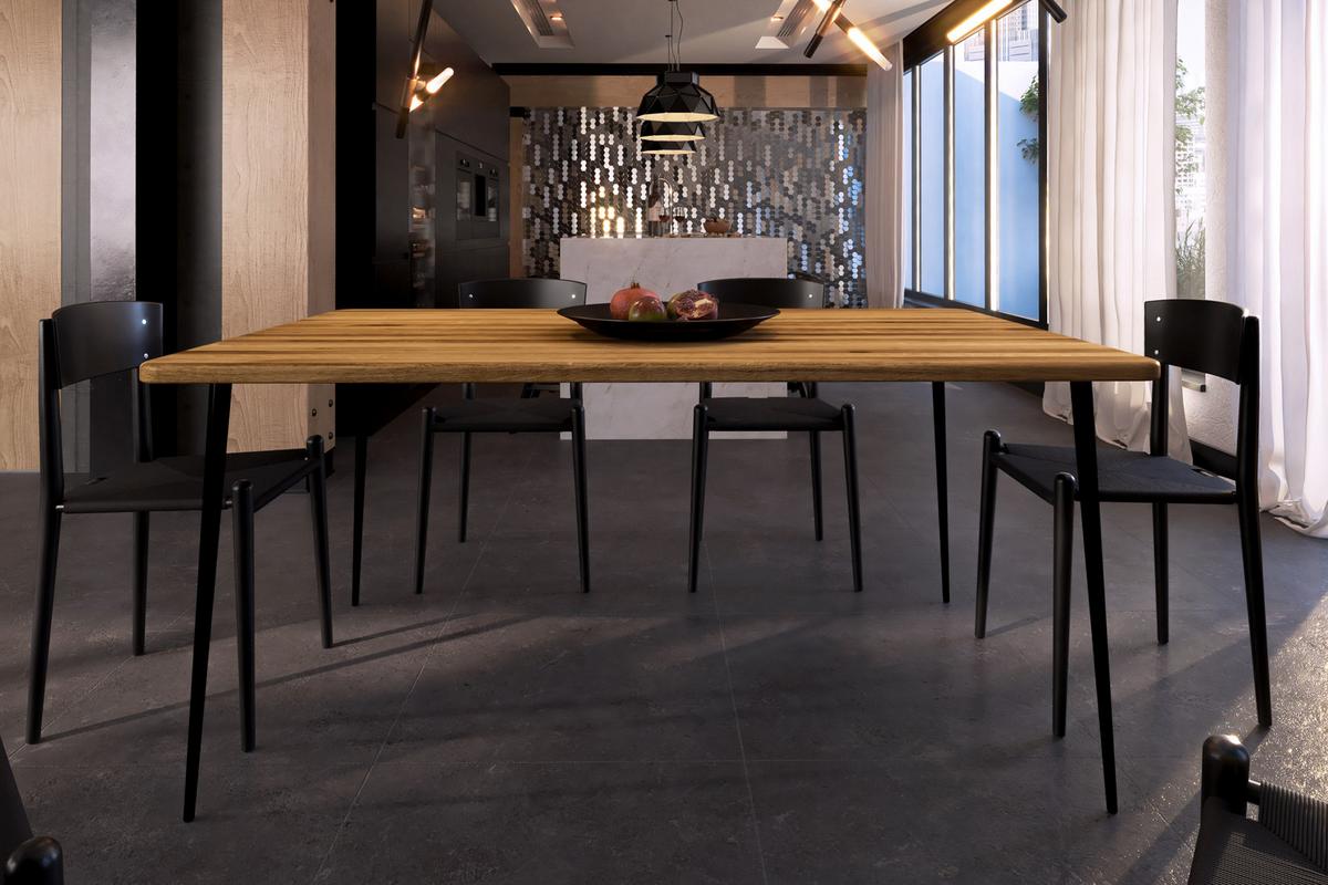 ESSTISCH LINA - Kernbuche, Holz (120/90/78cm) - byoak