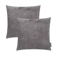 DEKOKISSEN SET Die Kuschelbuddies - Anthrazit, Textil (45/45cm) - Mokebo