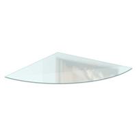 GLASBODENPLATTE für Kaminofen 100x100c cm – Milchglas Optik - Transparent, Glas (100/100/0.4cm) - TULUP