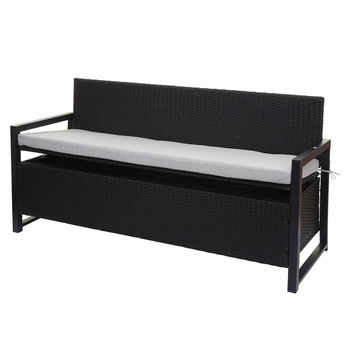 SITZBANK Anthrazit, Grau - Anthrazit/Grau, Kunststoff (164/87/57cm) - MCW