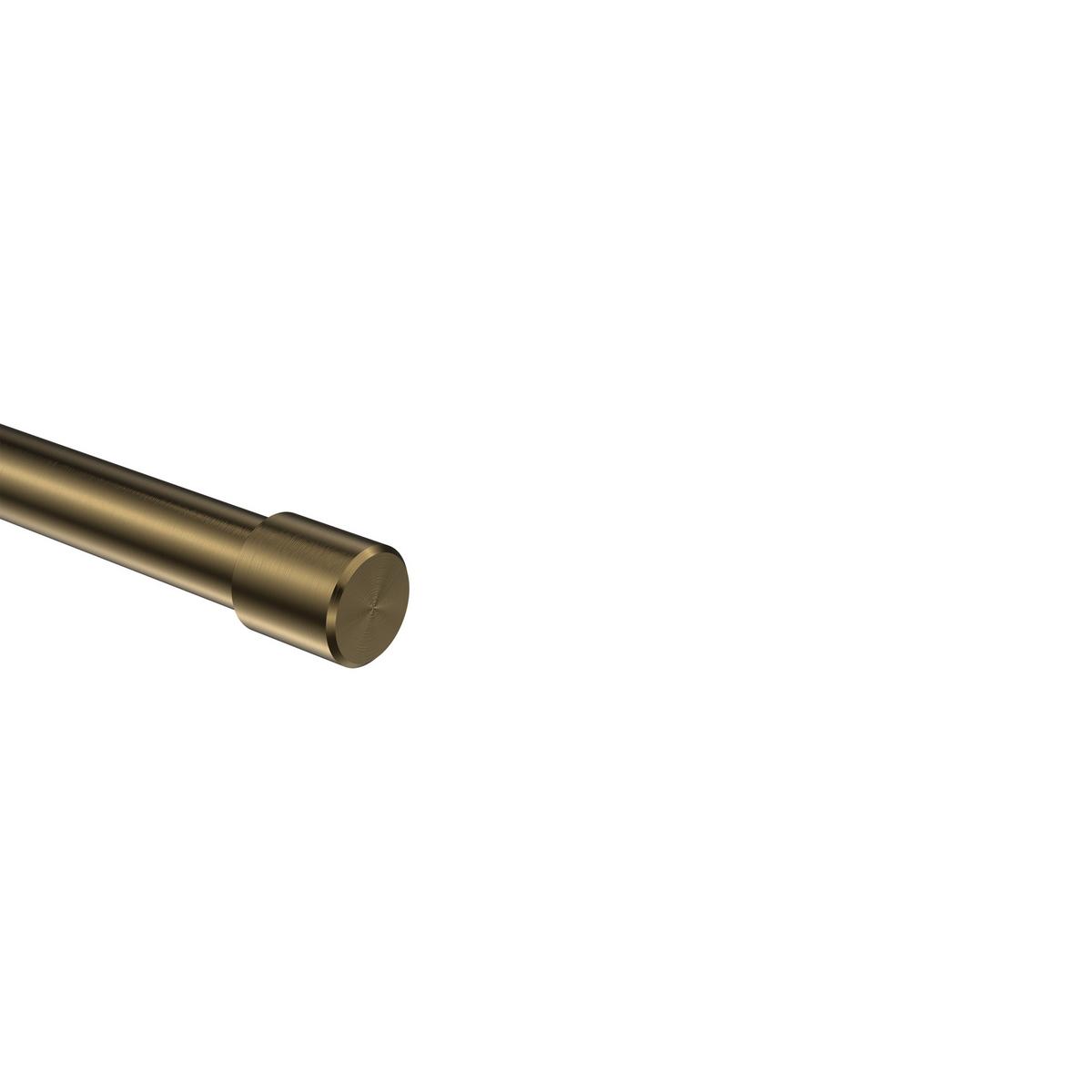 ENDSTÜCKE FÜR GARDINENSTANGEN 16 mm Ø, Lucan Messing Antik, Packung 2 Stück - Messingfarben/Bronzefarben, Metall (1.5/2.2/2.2cm) - INTERDECO