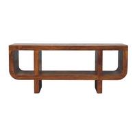 MEDIENMÖBEL Rich-Kastanien-Finish, 3 Regal-Einheiten, Braun - Dunkelbraun, Holz (35/50/120cm) - Artisan Furniture