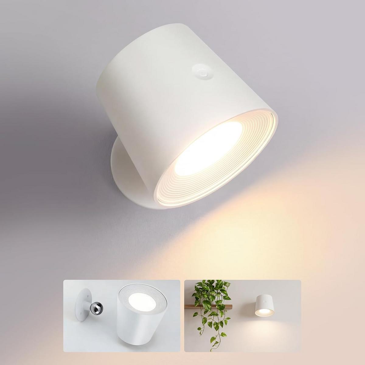 LED WANDLEUCHTE Emma - Weiß, Kunststoff (9/8/11cm) - Nettlife