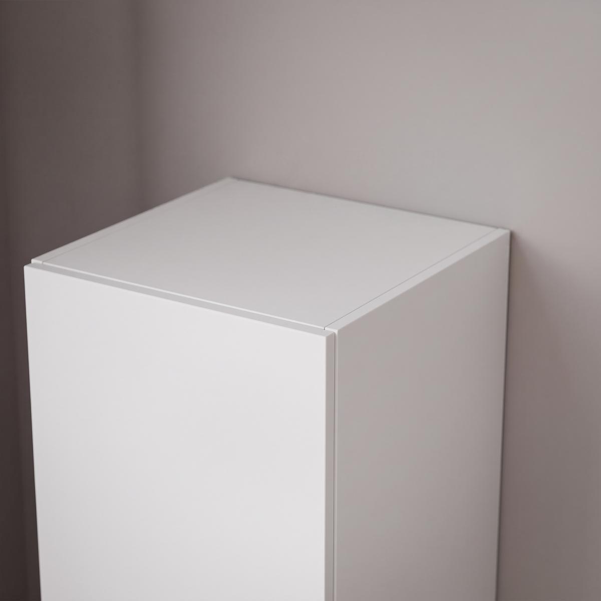 HÄNGESCHRANK ANGEL LINE 40/40/90 cm Weiß matt - Weiß, Holzwerkstoff (40/90/40cm) - Idohome