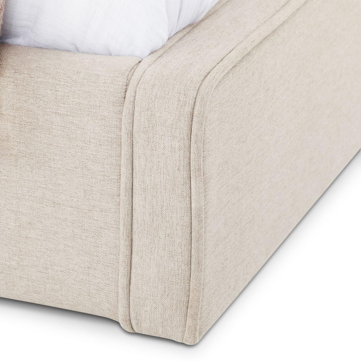 POLSTERBETT LATINI 160x200 cm beige - Beige, Textil (160/200cm) - IDIMEX