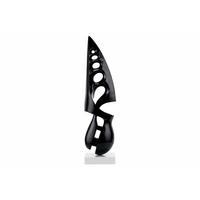 SKULPTUR Schwarz 15/56 cm - Schwarz, Stein (2.75/56/15cm) - KUNSTLOFT