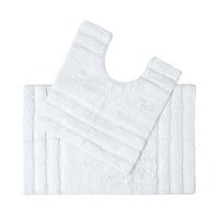 BADGARNITUR Spa Supreme 2-teilig, Baumwolle - Weiß, Textil (50/80cm) - Homescapes