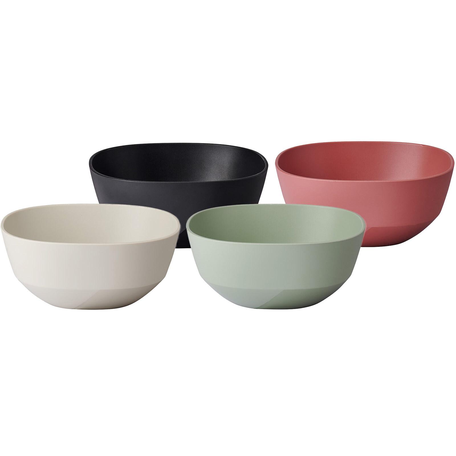 SCHALEN Silueta Bunt 750 ml 4er Set - Multicolor, Kunststoff (15.2cm) - Mepal