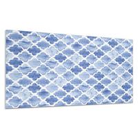 WANDPANEEL 6x 60x30 cm selbstklebend Zanthor - Blau, Kunststoff (30/1.6/60cm) - Wallfluent
