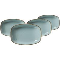 SUPPENTELLER Casa blau 23,5 x 16 cm 4er Set - Blau, Keramik (23.5cm) - Ritzenhoff Breker