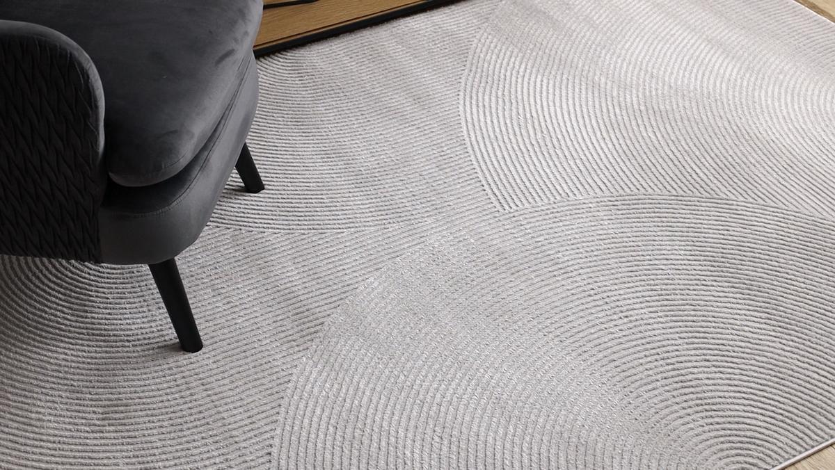 TEPPICH Balance 140/190 cm - Grau, Textil (140/190cm) - rugsX