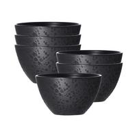 MÜSLISCHALEN Kitwe Schwarz ø 14 cm 6er Set - Schwarz, Keramik (14cm) - Ritzenhoff Breker