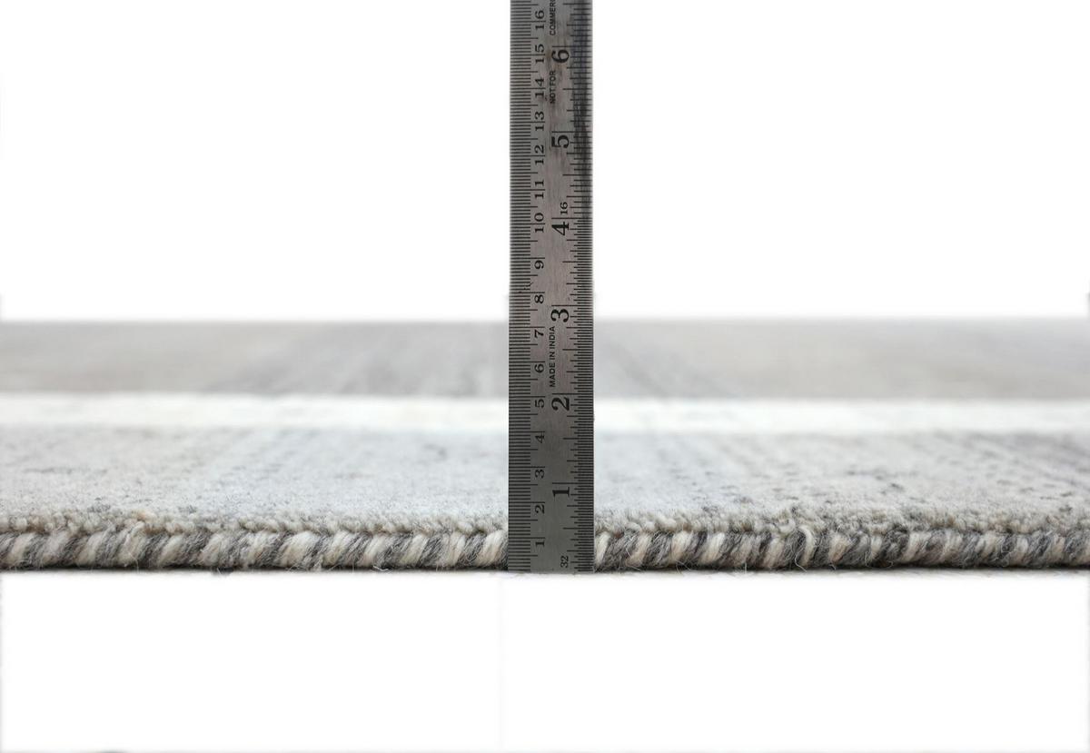 HANDWEBTEPPICH Memu 200x300 cm - Silberfarben, Textil (200/300cm) - THEKO