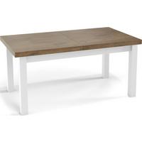 ESSTISCH Avena rechteckig ausziehbar, Lefkas Eiche 200/100/78 - Alteiche/Weiß, Holz/Holzwerkstoff (100/300/78cm) - WFL GROUP