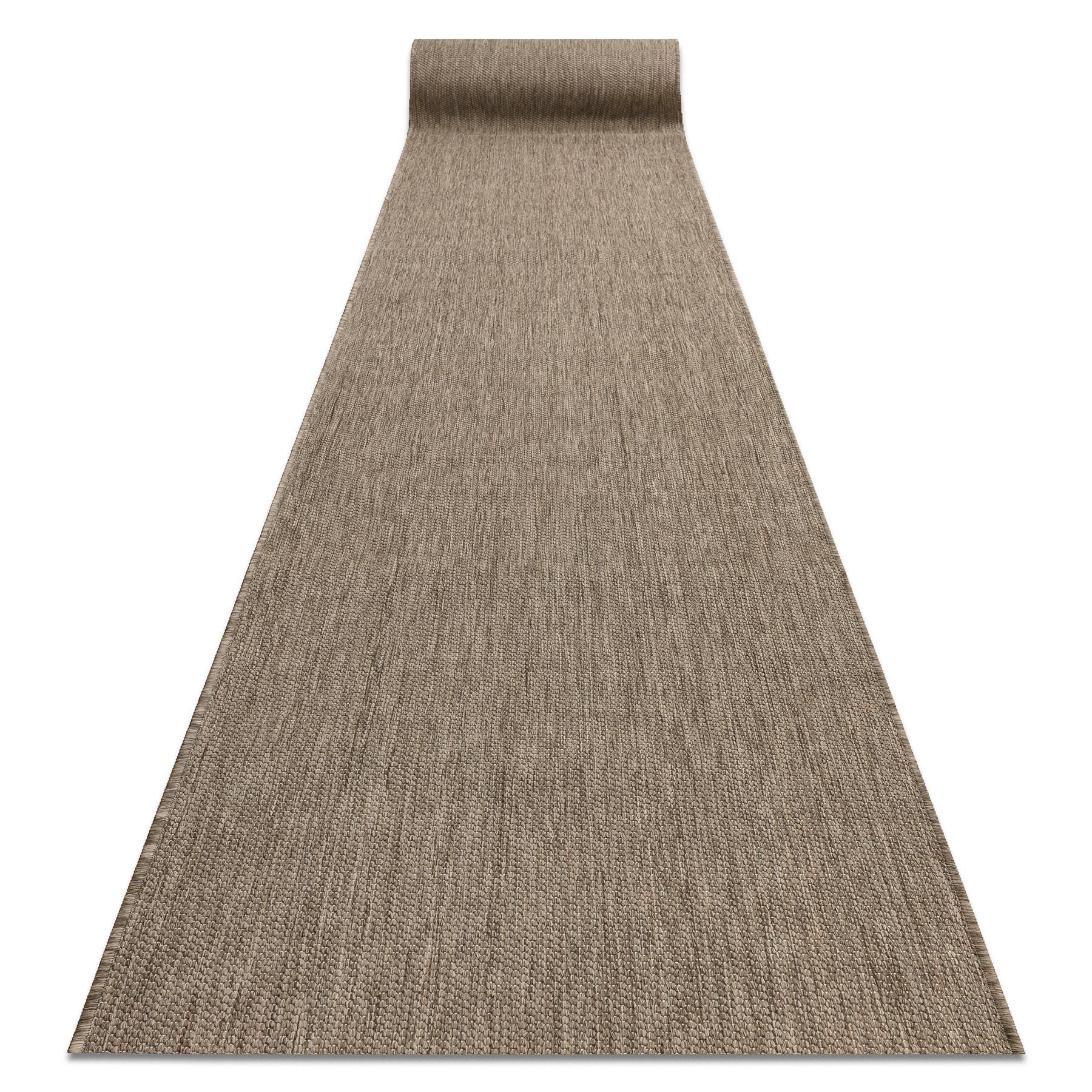 LÄUFER SISAL FLOORLUX 80/100 cm - Grau, Textil (80/100cm) - rugsX