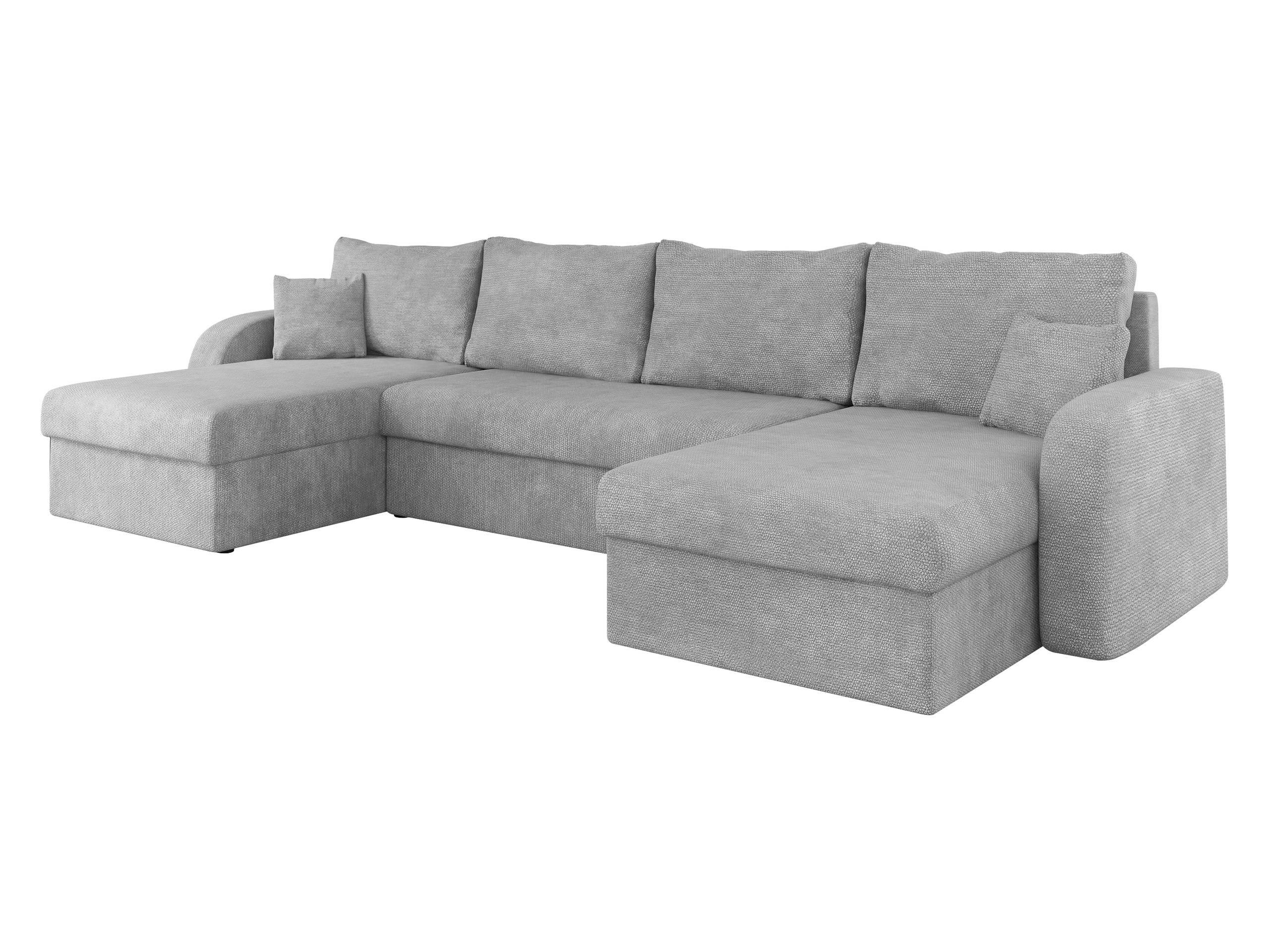 ECKSOFA Kris U Lux - Schwarz/Cappuccino, Holz/Kunststoff (304/140cm) - MIRJAN24