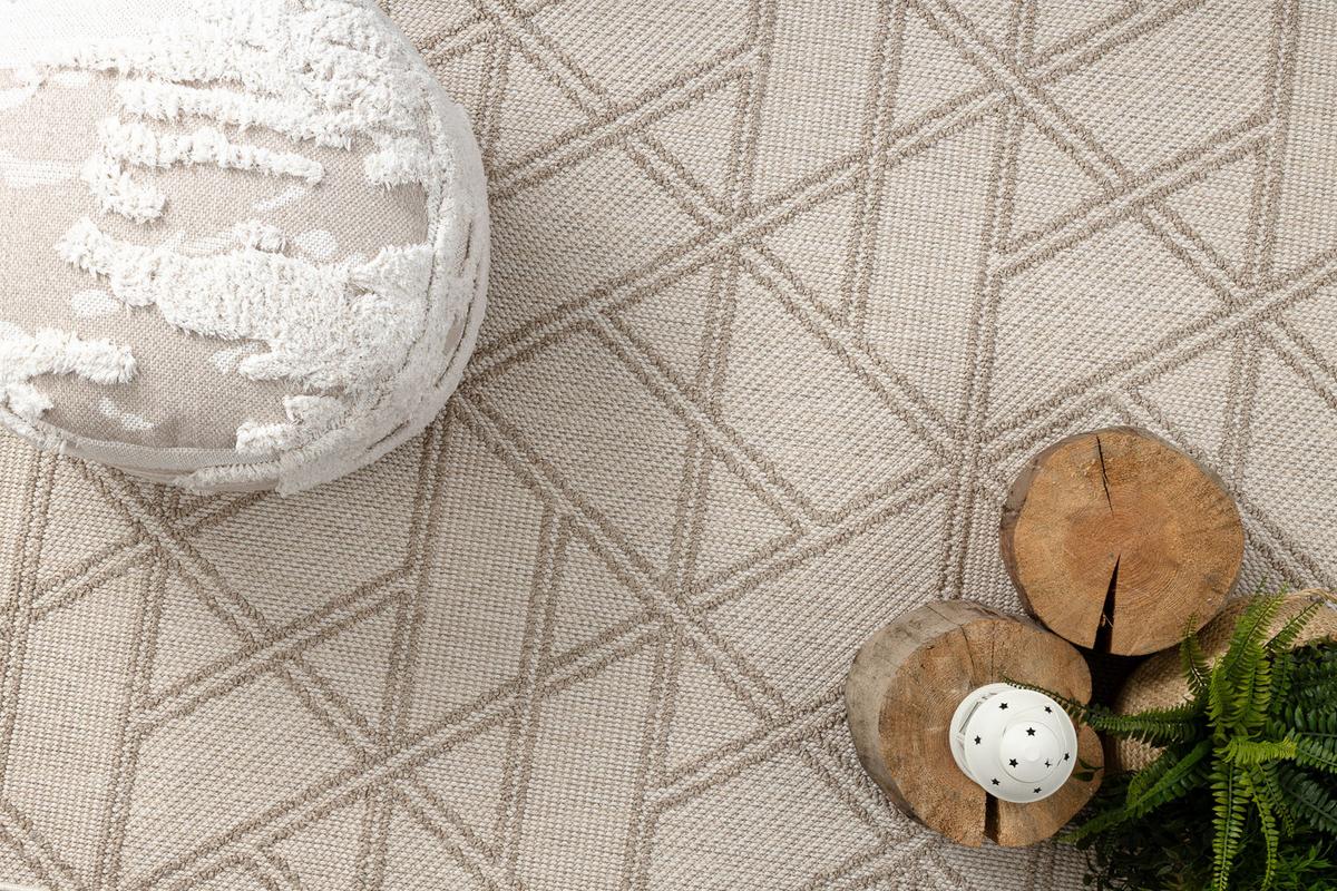 TEPPICH Origi 160/220 cm - Beige, Textil (160/220cm) - rugsX