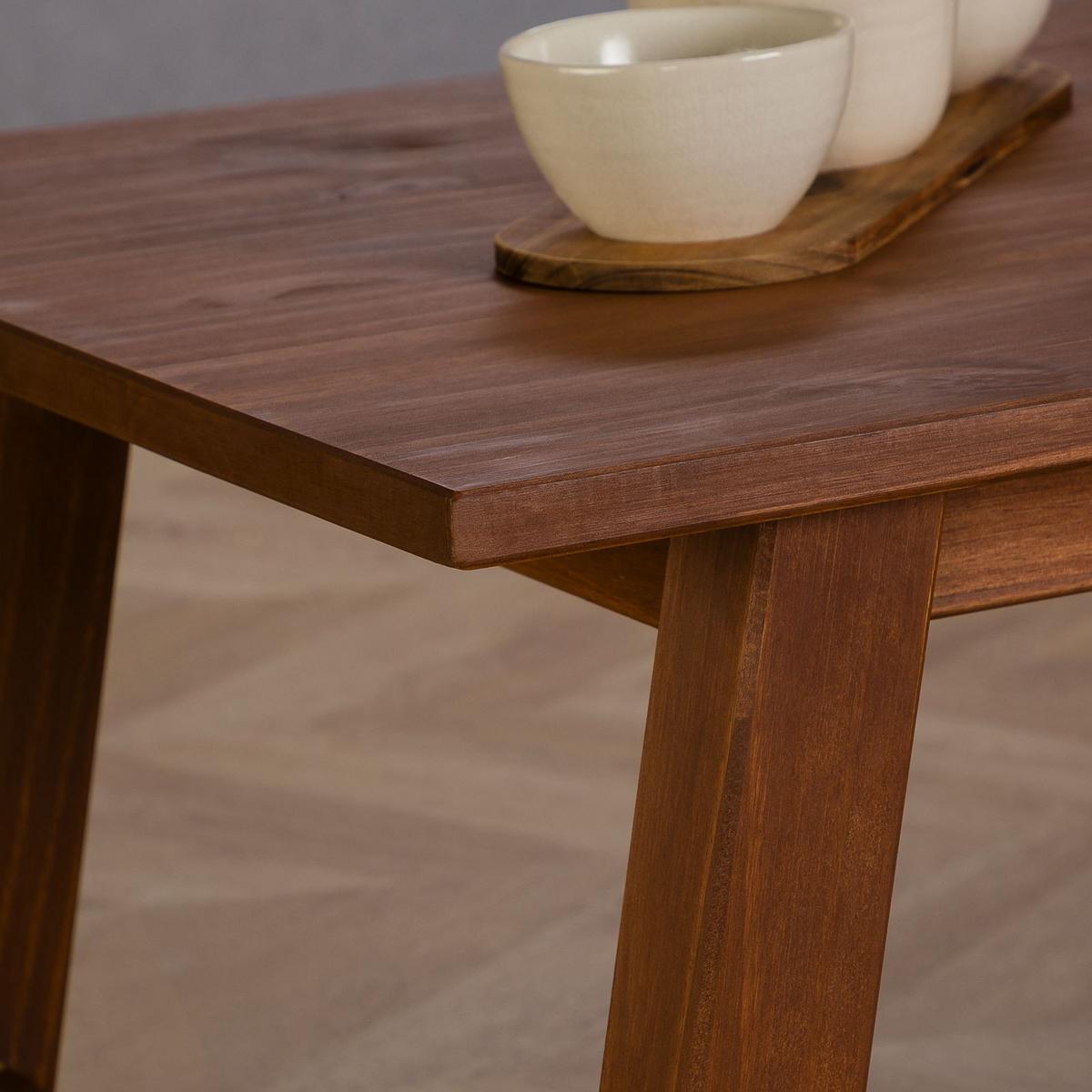 COUCHTISCH LUZERNA - Dunkelbraun, Holz (60/110/45cm) - IDIMEX