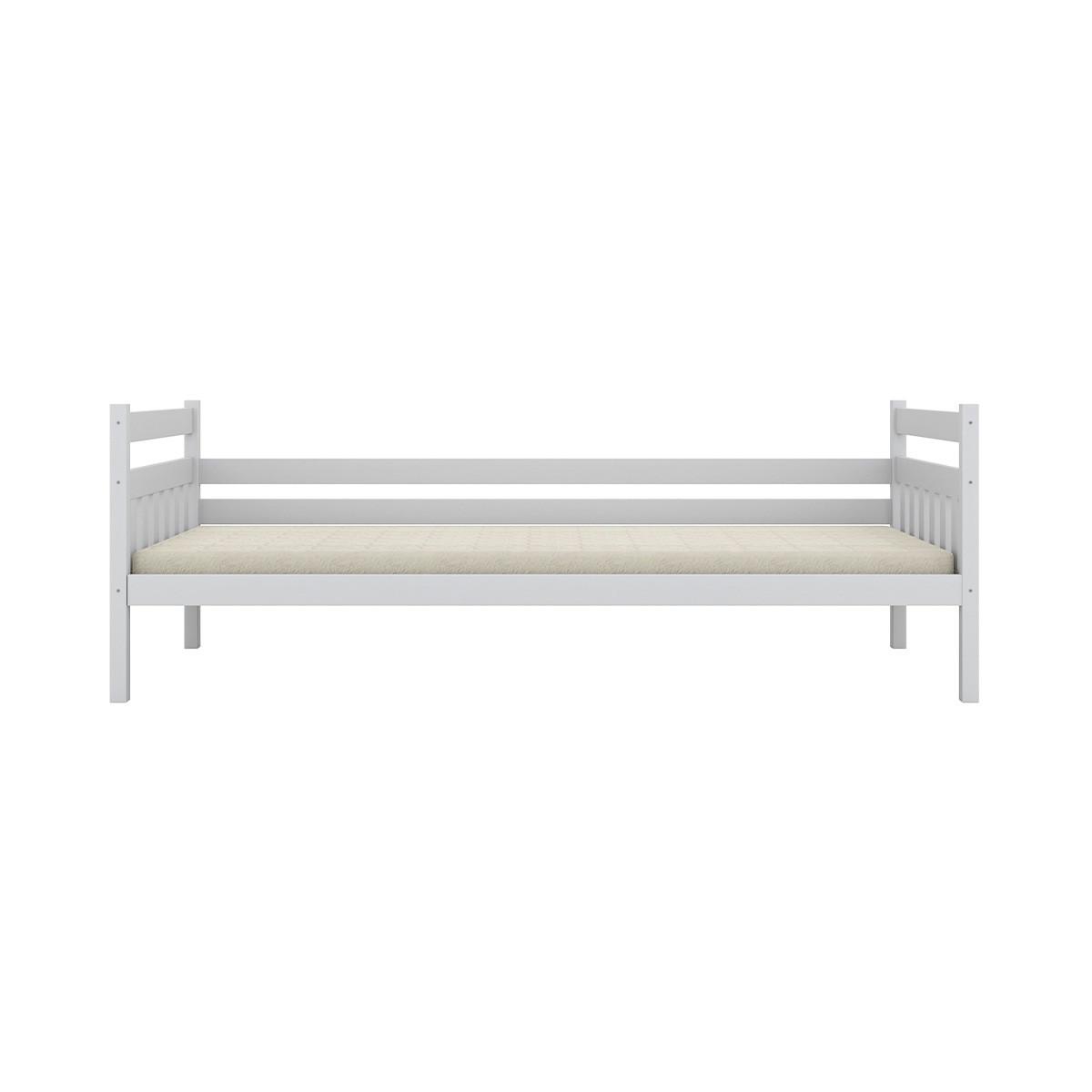 BETT 90/200 David Weiß - Weiß, Holz (90/200cm) - Petits-meubles