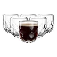 KAFFEEGLÄSER (1) Gocce transparent 220 ml 6er Set - Transparent, Glas (0.22L) - Leonardo Living