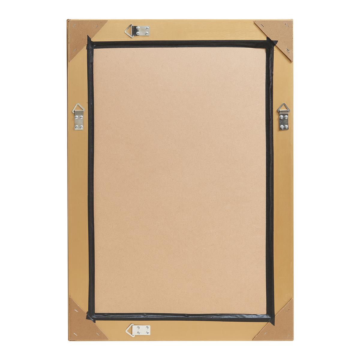 WANDSPIEGEL Punkalaidun - Goldfarben, Naturmaterialien/Glas (80/3/60cm) - [en.casa]