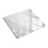 GLASPLATTE 60x52 cm Abstraktion - Grau, Glas (60/0.4/52cm) - TULUP