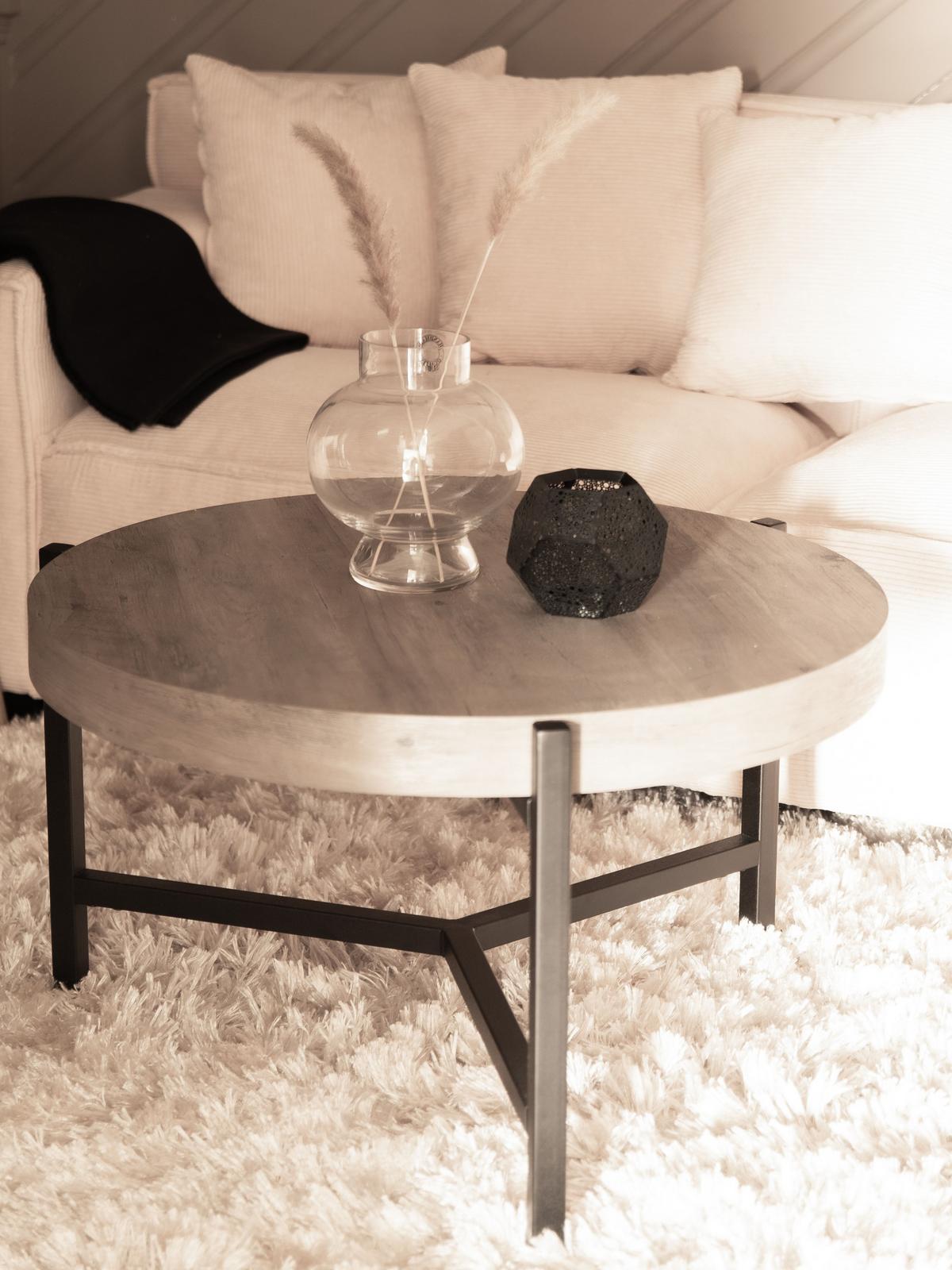 COUCHTISCH grau/Betonoptik 70 cm Bonita - Grau, Holzwerkstoff (70/70/42cm) - Beliani