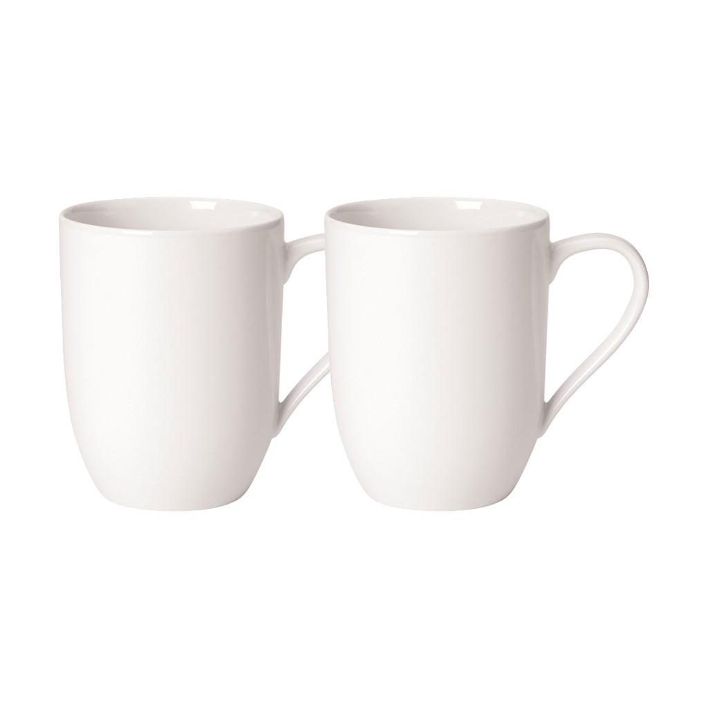 KAFFEEBECHER For Me weiß 290 ml 2er Set - Weiß, Keramik (0.29L) - Villeroy & Boch