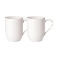 KAFFEEBECHER For Me weiß 290 ml 2er Set - Weiß, Keramik (0.29L) - Villeroy & Boch