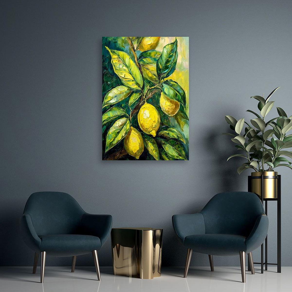KUNSTDRUCK Grün 80/120 cm - Grün, Textil (80/120cm) - KUNSTLOFT