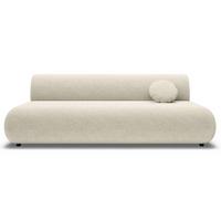 SCHLAFSOFA Arione 214 cm - Creme/Schwarz, Kunststoff/Textil (214/74/104cm) - Selsey