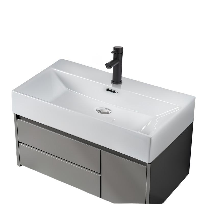 WASCHBECKEN Beatrice II 60/42/15cm - Weiß, Keramik (42/15/60cm) - Nettlife