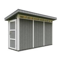 HOLZ-GARTENHAUS basis LP SmartSide 4,3m² mit B161xL411xH239 cm - M902 - CAVERN STEEL - Dunkelgrau, Holz (412/239/161cm) - Timbela