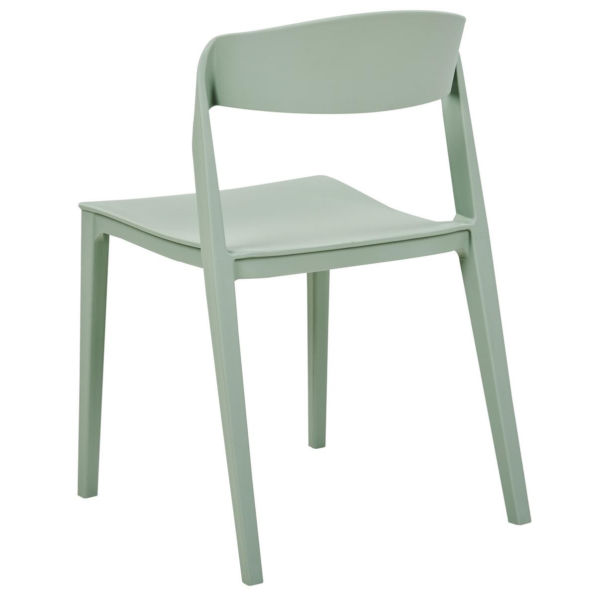 ESSZIMMERSTUHL 2er-Set Kunststoff Grün Somers - Grün, Kunststoff (48/77/51cm) - Beliani