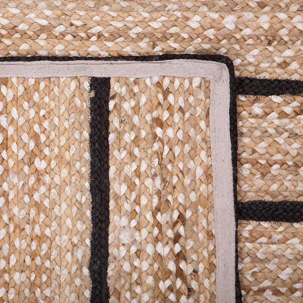 KURZFLOR-TEPPICH Karadona 150/80 cm - Beige, Naturmaterialien (80/150cm) - Beliani