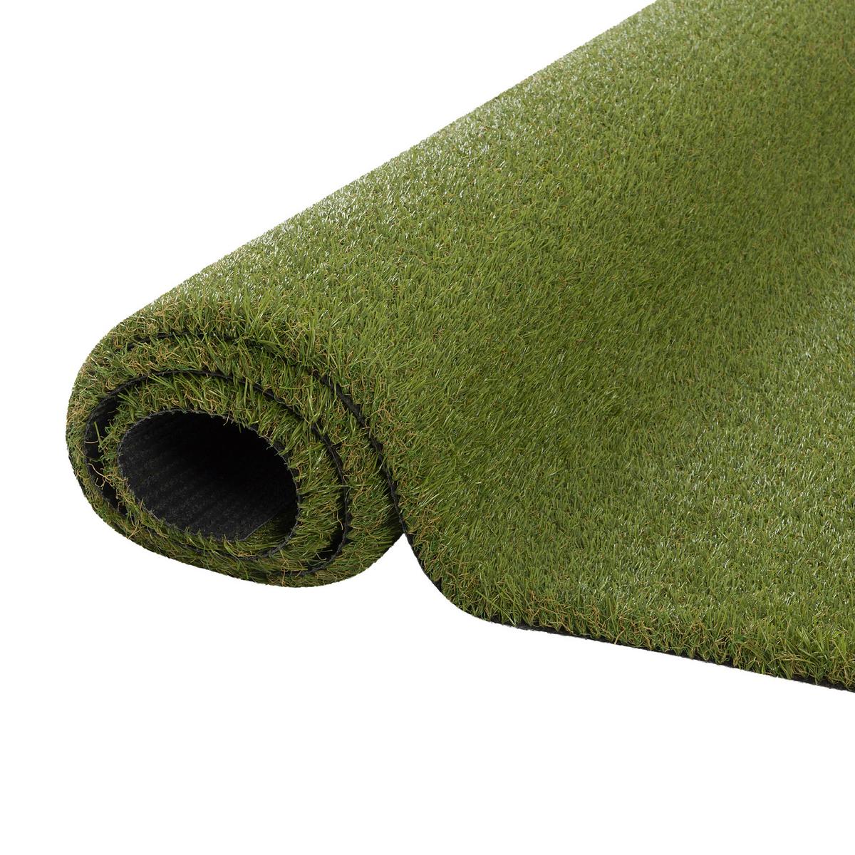 LUXUS KUNSTRASEN RASENTEPPICH CHELSEA - Grün, Textil (200/150cm) - Snapstyle