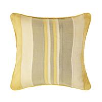 KISSENHÜLLE Morocco Stripe 60/60 cm, 100% Baumwolle - Gelb, Textil (60/60cm) - Homescapes